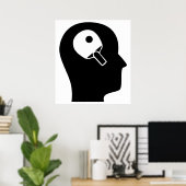 卓球考えについて ポスター (ホームオフィス)