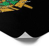 卓球選手のギフト ポスター (角)