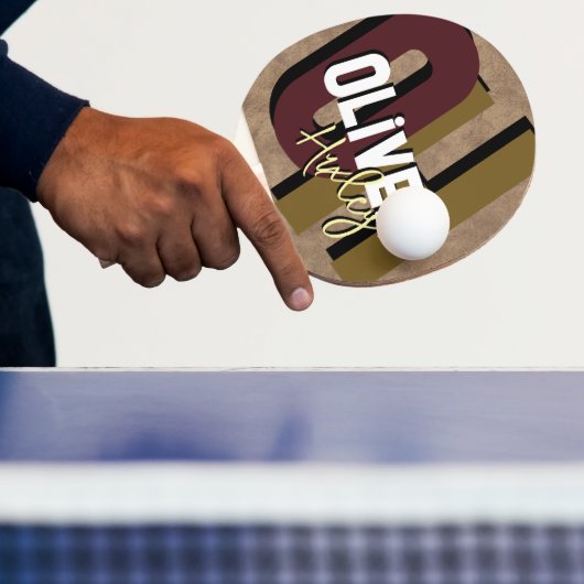 卓球選手の名前モノグラクールムはっきりした 卓球ラケット (インサイチュ)