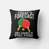 卓球選手ボールパドルゲーム クッション (裏面)