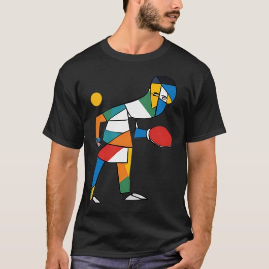 卓球選手 Tシャツ (正面)