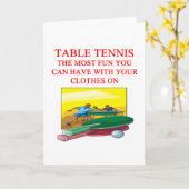 卓球 カード (黄色い花)