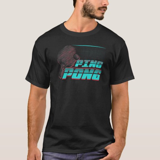 卓球 グランジボール テーブル テニス Tシャツ (正面)