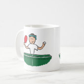 卓球 コーヒーマグカップ (正面左)