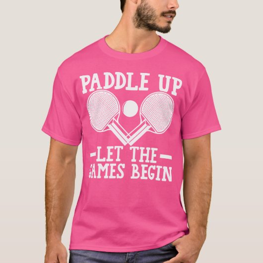 卓球 ピンポン Tシャツ (正面)