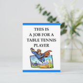 卓球 ポストカード (スタンド正面)