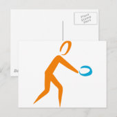 卓球 ポストカード (正面/裏面)