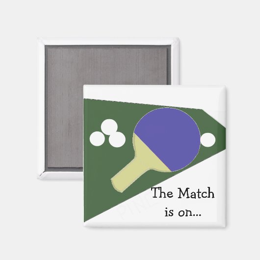 卓球 マグネット (正面/裏面)