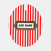 卓球 メタルオーナメント (裏面)