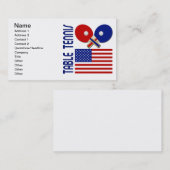 卓球 名刺 (正面/裏面)