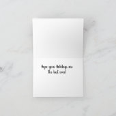 卓球 折りたたみ グリーティング カード (内部)