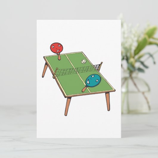 卓球 招待状 (スタンド正面)