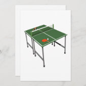 卓球 招待状 (正面/裏面)