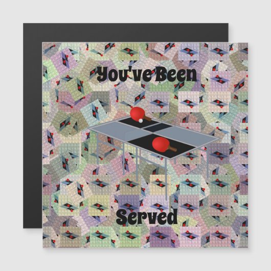 卓球、磁気カード (正面/裏面)