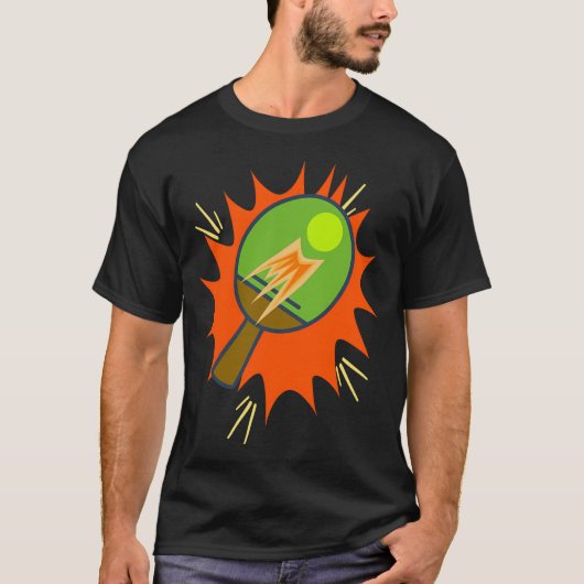 卓球 - 私のスポーツ Tシャツ (正面)