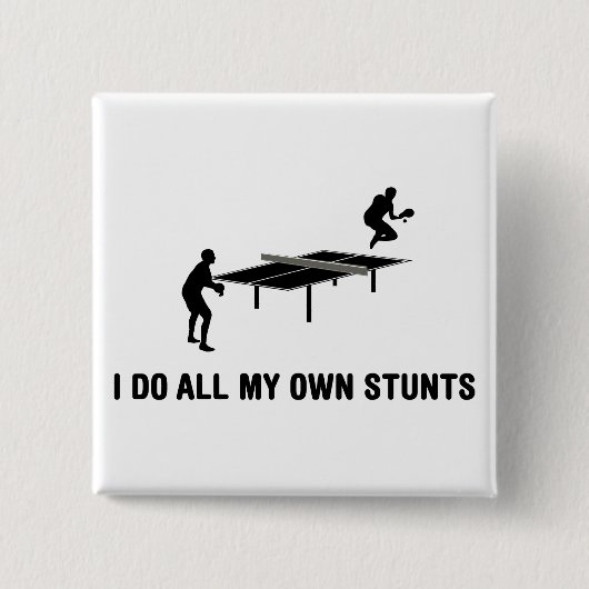 卓球 缶バッジ (正面)