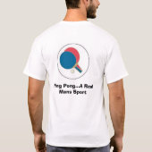 卓球 Tシャツ (裏面)