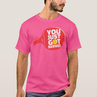 卓球Ping Pong得をおもしろい出した Tシャツ
