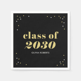 卓越したクラス編集可能なカラーの卒業 スタンダードカクテルナプキン