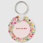 卓越した先生キーチェーンとリース キーホルダー (裏面)