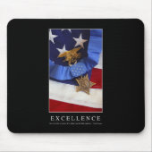 卓越した感動的引用文 マウスパッド (正面)