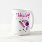 卓越した美容師と美容師 コーヒーマグカップ (正面右)