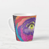 卓越した開花 カフェラテマグ (左アングル)