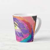 卓越した開花 カフェラテマグ (右アングル)