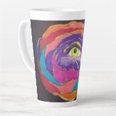 卓越した開花 カフェラテマグ (左アングル)