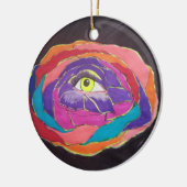 卓越した開花 セラミックオーナメント (左)