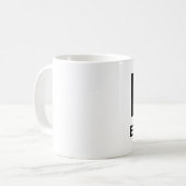 卓越性が好きだ コーヒーマグカップ (正面左)