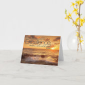 卓越性は習慣用感動的カード カード (黄色い花)