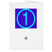 卓越性を励まして下さい: NumberONEの青 (裏面)