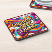 「卓越性を追求」 コースター (左側)