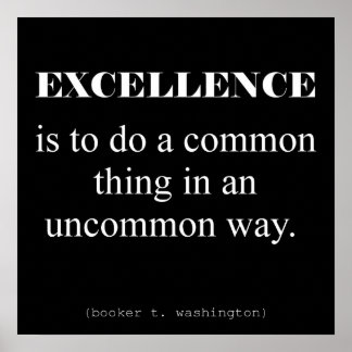 卓越性 ポスター