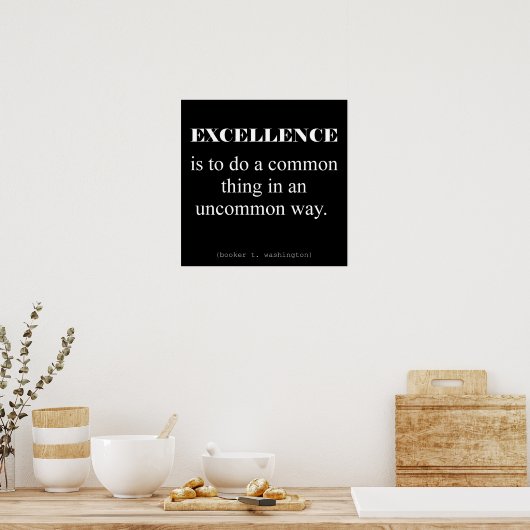 卓越性 ポスター (キッチン)