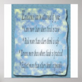 卓越性 ポスター (正面)