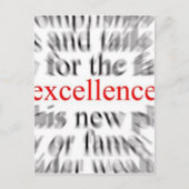 卓越性 ポストカード (正面)