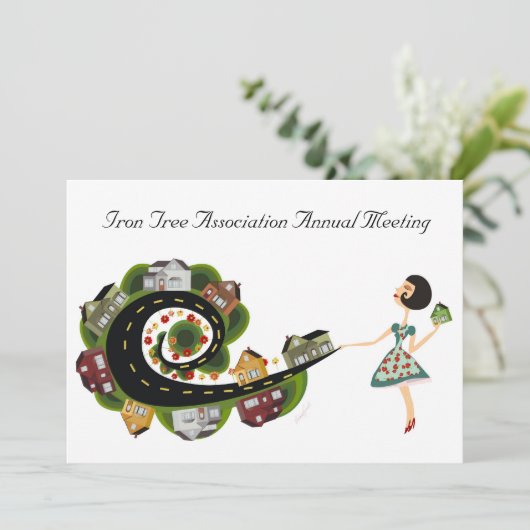 協会年次総会 招待状 (スタンド正面)