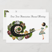 協会年次総会 招待状 (正面/裏面)