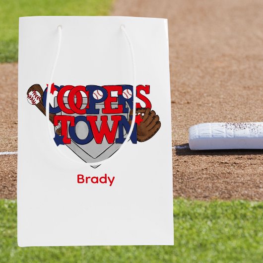 協働野球スター、グローブ、こうもり&ボール ミディアムペーパーバッグ