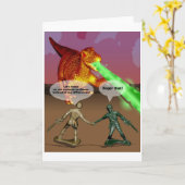 協力している軍隊の人 カード (黄色い花)