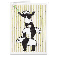 協力するパンダ