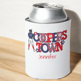 協力する愛国的な手紙の親の青 缶クーラー