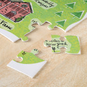 協力パズルの地図250点 ジグソーパズル (側面)