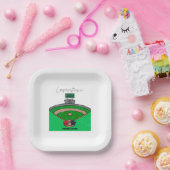 協力フィールドチームのパーソナライズされたパーティー ペーパープレート (パーティー)