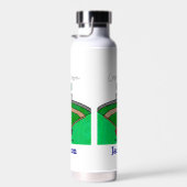 協力フィールドチーム名プレーパーソナライズされたヤー ウォーターボトル (右面)