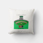 協力フィールドチーム名プレーヤーメモリ クッション (正面)