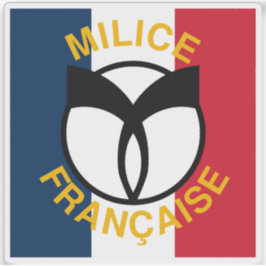 協力主義民兵のフランスの国旗 シール