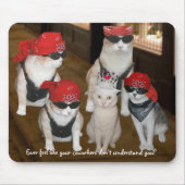 協力者は私の言うことがわかりません マウスパッド (正面)